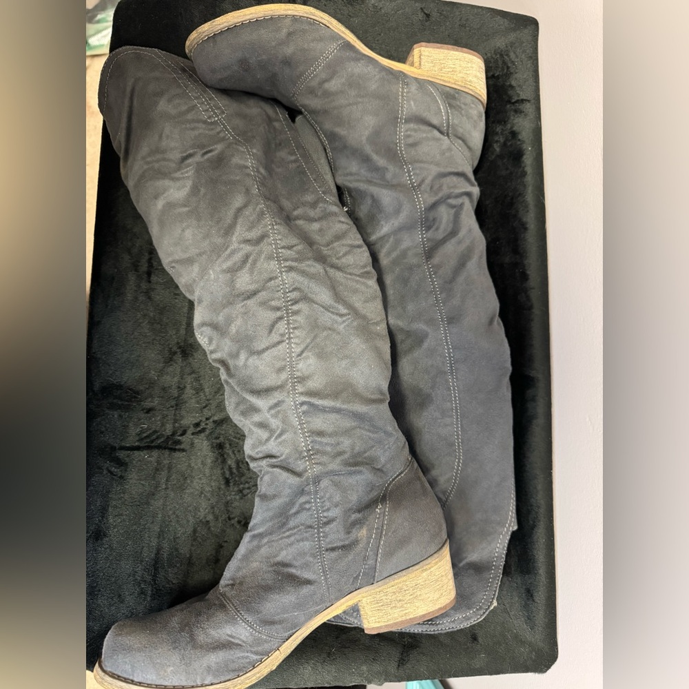 Slouchy Knee High Boots